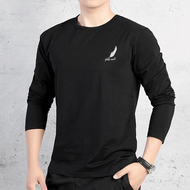 Top for Mens Long Sleeve Microfiber T-shirt Thin Bottoming Jerseys for Men&women Casual T-shirt XS~X