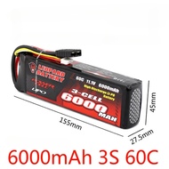 60C 11.1V 6000mAh Racing Models Parts Lithium Battery Pack