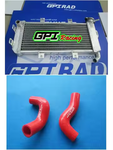 for Kawasaki Ninja EX 650R EX650 EX650R 2006-2008 2007 08 Aluminum Radiator + hose