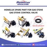 HOMELUX SPARE PART FOR GAS STOVE BURNER GAS STOVE CONTROL VALVE IGNITION 1/2 PIPE USAGE