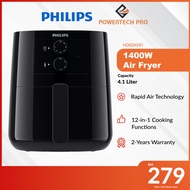 Philips Air Fryer with Rapid Air Technology 12-In-1 Cooking Functions 3000 Series L Air Fryer (HD9200/91) - 4.1L