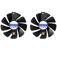 2X 95Mm CF1015H12D DC12V Video Card Cooler Cooling Fan Replace for Sapphire 8G RX 470 4G GDDR5 RX570