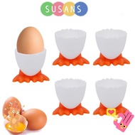 SUSANS 1/2/4Pcs Egg Cup Holder Accessories Creative Opener Eggs Container