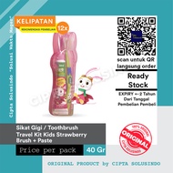 Darlie Travel Kit Kids Strawberry Toothbrush 40g