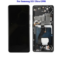 6.67' OLED LCD Screen For Samsung S21 Ultra 5G LCD For Samsung S21 Ultra G998F LCD Screen Touch Digitizer Assembly