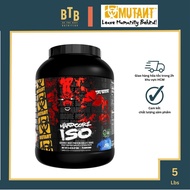 Mutant Hardcore Iso Surge 5lbs protein powder (73 servings) supports muscle gain and tastes extremel