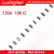 100PCS 1206 SMD Resistor 5% 10K Ohm 103 10.0Kohm