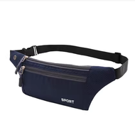 全城熱賣 - 超輕防水運動腰包 男女跑步手機包 迷你多功能健身隱形小包【深藍色】#H143028217