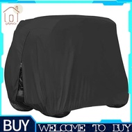 4 Passenger Golf Cart Cover 210D Waterproof Sunproof Dustproof Rain Cover for EZ GO Club Car