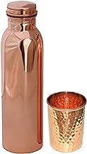 Siddharth International Copper Water Bottle 100% Pure Copper Water Bottle Leak Proof &amp; Rust Proof for Home, School and Office - 1000 Ml Pack of 1