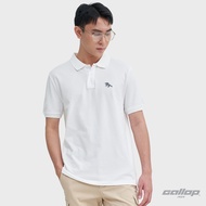 GALLOP : Mens Wear PIQUE POLO SHIRTS เสื้อโปโล ผ้าปิเก้ สีพื้น รุ่น GP9068 สี Eco White - ขาว / ราคาปกติ 1490.-
