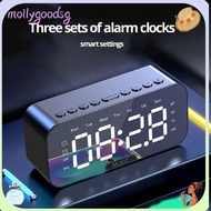 MOILYGOODSG LED Digital Alarm Clock, FM Radio Function Temperature Display Temperature Display Clock