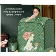 Portable Steam Sauna, Foldable Sauna Box Sauna Tent, Personal Sauna for Home with  Steamer