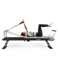 Orangelight Pilates Reformer Machine for Home Gym and Studio - Foldable Reformer Pilates Machine Equ