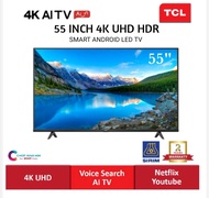 *BUBBLE WRAP* TCL 55 Inch 4K UHD HDR Android TV 55P615 DVB-T2 Netflix Youtube Smart TV