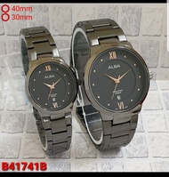 ALBA COUPLE RANTAI/ JAM TANGAN COUPLE RANTAI STAINLESS STEEL ALBA/JAM