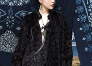 【流浪之歌】 新中式復古藏裝 仿皮草立領甜酷風外套