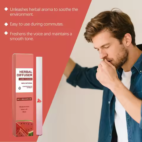 Herbal Lung Purifier Protect Liver Cleansing Stick Relieve Driving Fatigue Drowsiness Refreshing Min