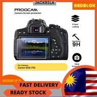 🔥READY STOCK🔥PROOCAM SPC-77D GLASS SCREEN PROTECTOR FOR CANON 77D