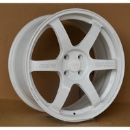 [1SET] TE37 14”15" 16" 17" 18” 4H100/114.3, 5H113 ET38/ET40 GLOSSY BLACK,  SMOKY BRONZE, WHITE, GLOS