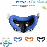 JENNIFERDZSG Quest3 VR Replacement Cover, Silicone Sweat-Proof Quest3 Eye Mask, Silicone Face Pad Replaceable Protective Mask Cover Quest3 VR Face Pad For meta Quest 3