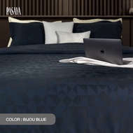 PASAYA ชุดผ้าปูที่นอน 5 ฟุต QUEEN (Set 3 ชิ้น) - JAZZ BLUE COLLECTION 650 Series