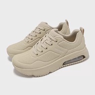 Skechers 休閒鞋 Uno Evolve-Infinite Air 女鞋 卡其 氣墊 皮革 緩衝 177610NAT