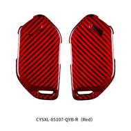 เคสกุญแจรถยนต์ T-Carbon สำหรับ Kia รุ่น K5 K2 KX5 K4 K3 ปกป้องกุญแจรถยนต์แบบคาร์บอนไฟเบอร์ระดับไฮเอน