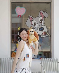 🤍🐾พร้อมส่ง🤍🐾เสื้อกั๊ก vest🤍แบรน Endless♾️holiday🤍รุ่น Lady and the Tramp🤍สวย🐾หายาก📸ถ่ายรูปสวย ผ้าดี 