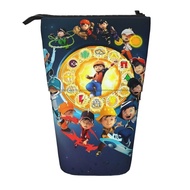 Boboiboy Student personalized multifunctional retractable pencil with pencil holder and cup pouch