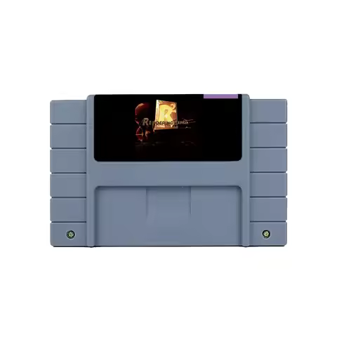 Rendering Ranger R2 Action game Card for SNES EUR PAL USA NTSC 16bit Game Consoles video game Cartri