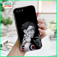 Feilin Acrylic Hard case Compatible For OPPO A3S A5 2020 A5S A7 A9 2020 A12 A12S A12E aesthetics Mobile Phone casing Pattern Jujutsu Kaisen hp Accessories casing Mobile casing full cover