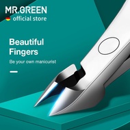 MR.GREEN Nail Cuticle Nipper Manicure Scissors Stainless Steel Tweezer Clipper Dead Skin Remover Sci