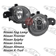 FOG LAMP FOR NISSAN FRONTIER  SYIPHY LIVINA ALMERA X-TRAIL Fog Light Lamp With Clear Lens
