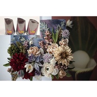Korean Decorating Nozzle Ultra-Thin Decorating Nozzle 124K 125K 126K Rose Shape Natural Decorating N