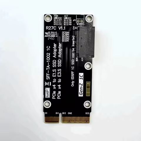 ADTLINK PCIe 5.0 X4 to U.2/U.3/E1.S/E3.S SSD Adapter Card U.2/U.3/E1.S/E3.S to PCIe X4/X8/X16 Interf