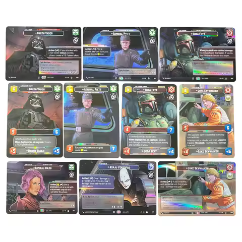 STAR W Admiral Pt Boba Darth Wedge Ant Lando Cal Solo Jump to Lightspeed (JTL) Showcase Custom Card