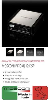 Mosconi PICO 8|12 DSP 汽車音響擴大機