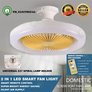 2in1Led Smart Fan light with small fan light ceiling ceiling fan kitchen and bathroom ultra-quiet LE