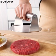 BUTUTU Smash Burger Press, Stainless Steel Round Stainless Steel Grill Press, Grill Press No Rust Bu