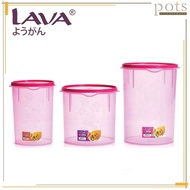 Lava Air Tight BPA FREE Food Container Canister Bekas Kedap Udara Kuih Biskut (5.9L/9.5L/13L) - CST7