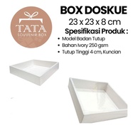 Doskue Box 23 x 23 x 8 cm Closed Body Model