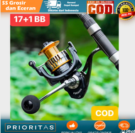 BISA COD REEL SPINNING 17+1BB DRAG 8-10 KG FBE 2000-7000 SPOOL METAL ONE WAY SISTEM