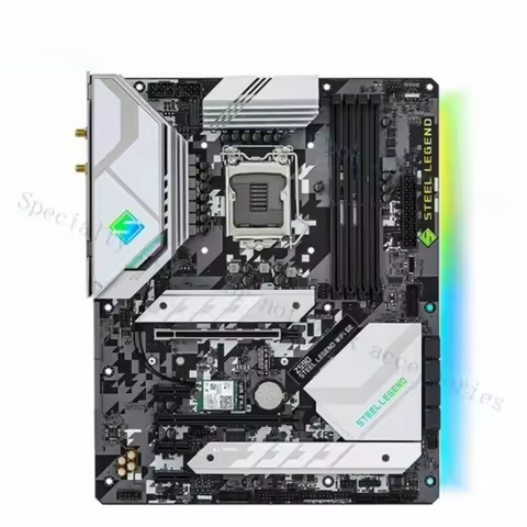 A++For ASRock Z590 Steel Legend WiFi 6E Desktop Motherboard For Intel Z590 LGA 1200