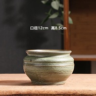 B. b. K Glaze Group Raw Succulent Flowerpot Ceramic Simple Household Balcony Clay Stoneware Flower P