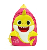 [K] Pinkfong Baby Shark Sling Bag Pink School Shoulder Messenger Croossbody Kids  SlingBag