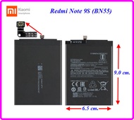 แบตเตอรี่ Xiaomi Redmi Note 9S (BN55) 6.5x9.0 cm. 5020 mAh.
