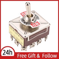 Toggle Switch 4PDT 12 Pin 12mm 15A/250VAC 10A/380VAC