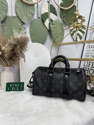 《荃灣實體店》Lv👜 PRE OWNED 🛍️Keepall 25 黑武士老花🖤