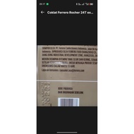 Ferrero Rocher Chocolate 24T exp. July 2026, broken box condition